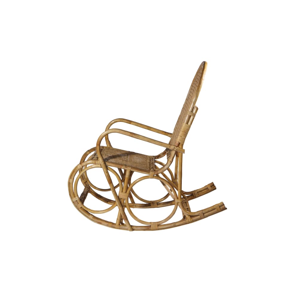 Cane Rocking Chair - view 3, Ceylon Cane Crafts Sri Lanka
